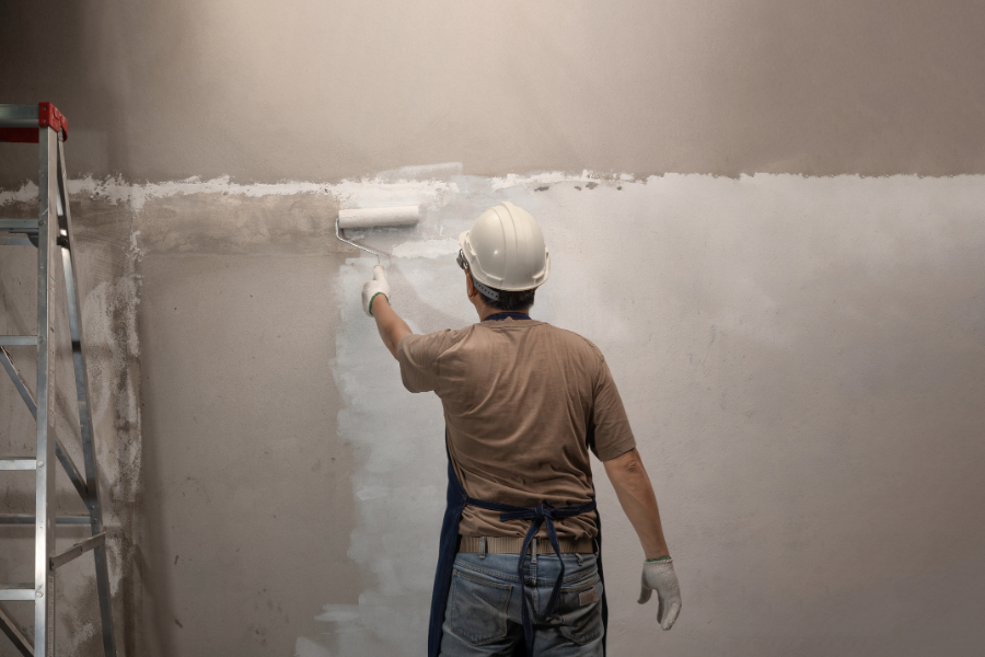 Xử lý bề mặt trước khi sơn chống thấm