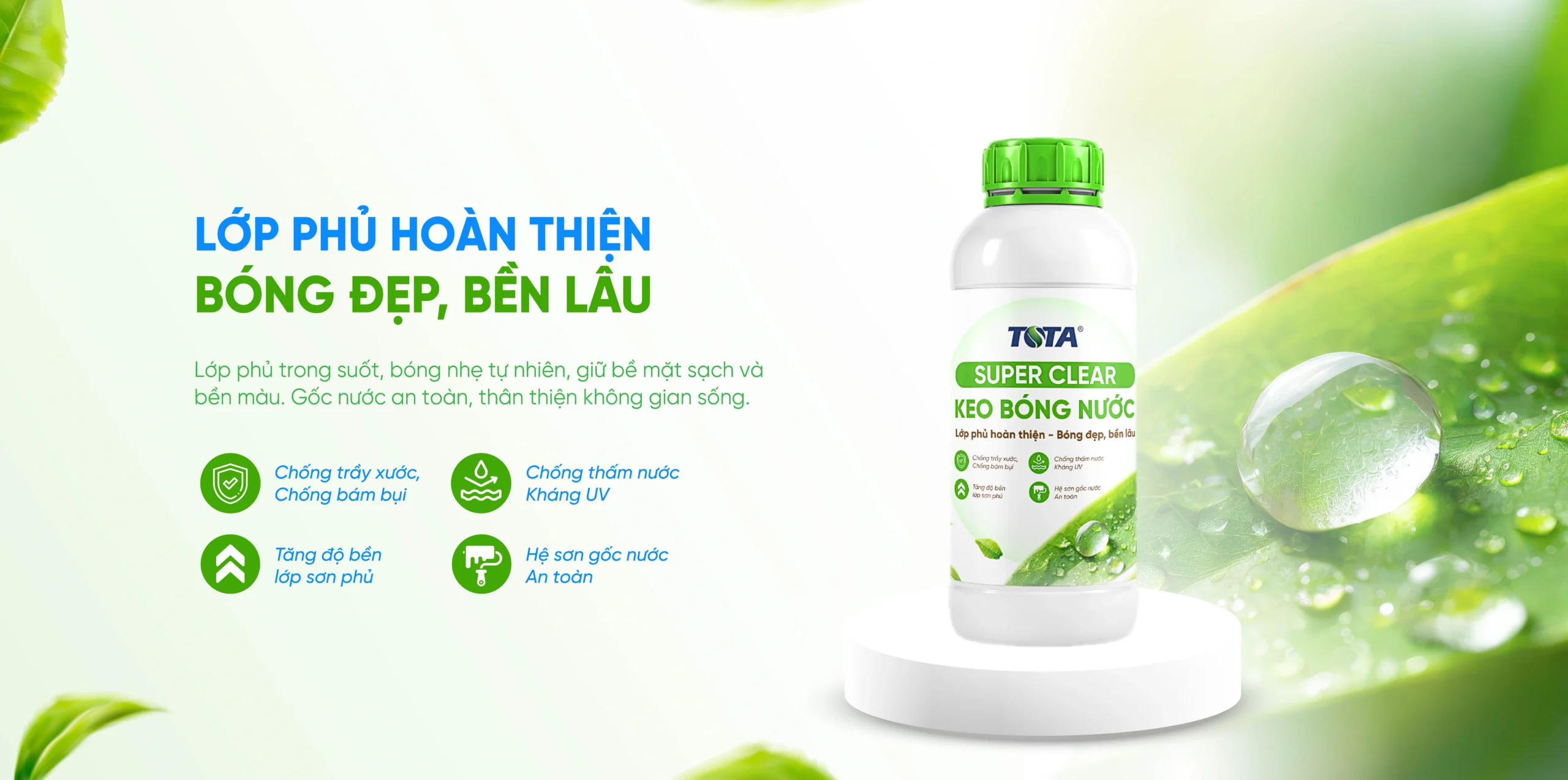 banner keo bóng nước TOTA